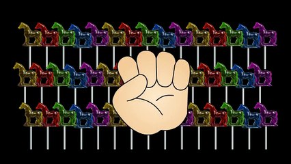 ♦ Horse ♦ Finger Family Candy Lollipop Daddy Finger Songs