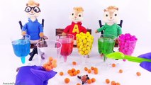 The Alvin and the Chipmunks Movie Playdoh Ice Cream Dippin Dots Learn Colors Series