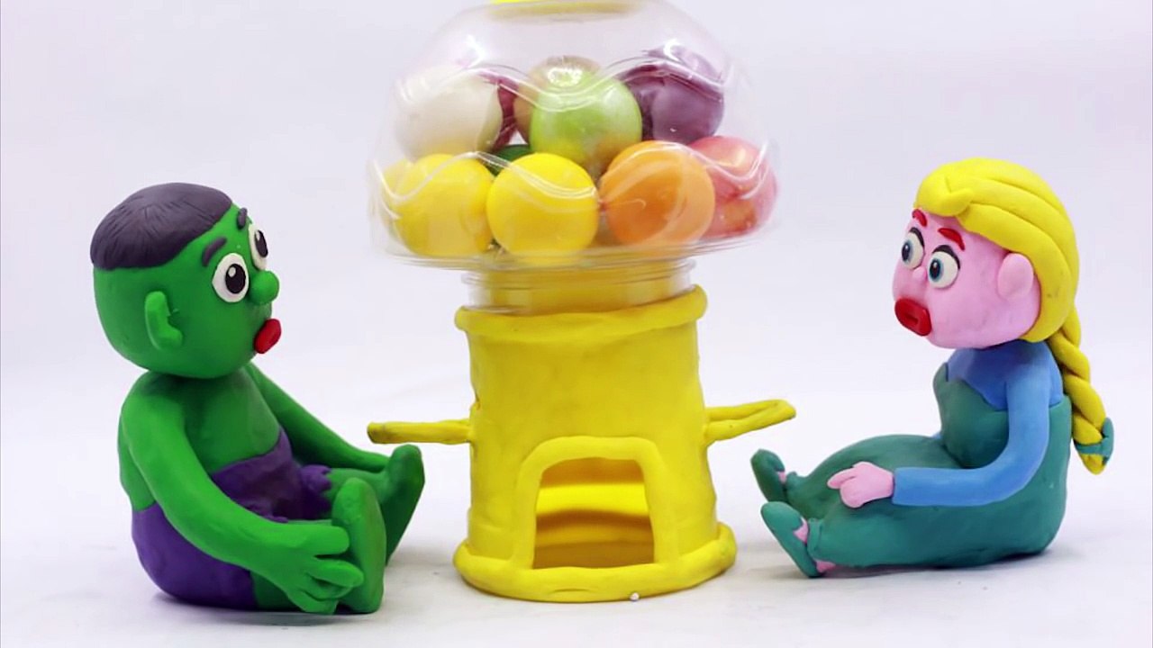 Bad Baby Hulk troll Elsa Dirty Superhero In Real Life Stop Motion Animation Movies Playdoh-VGbrwskua-E