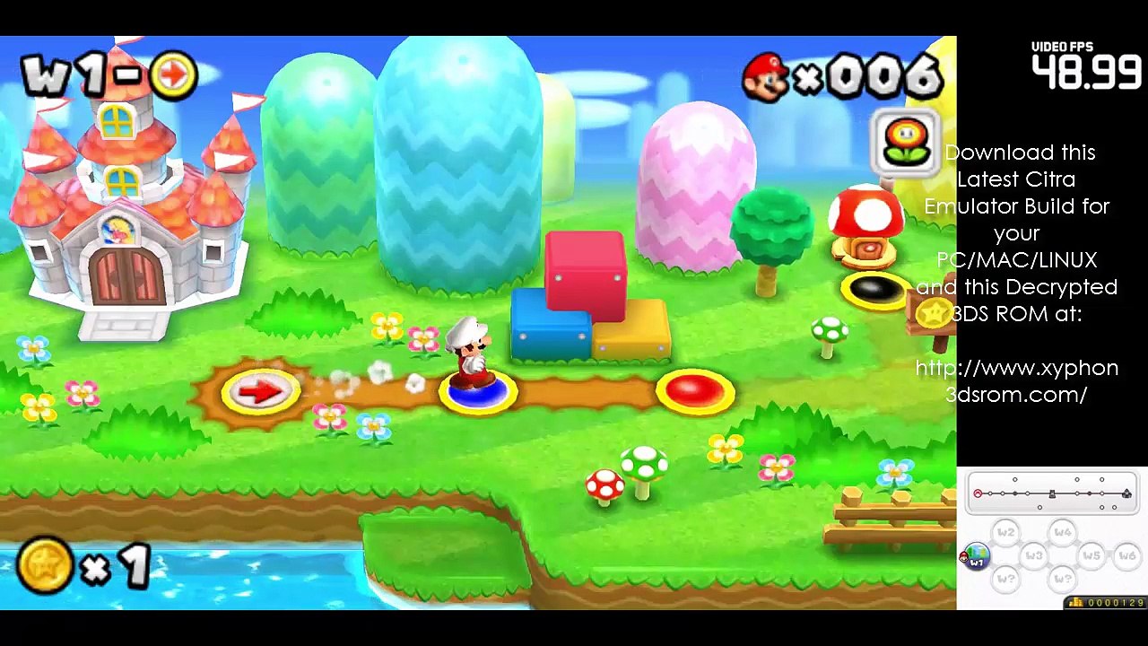 New Super Mario Bros. 2 [720p HD] Citra Emulator (CPU JIT) Gameplay