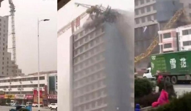 Dev vincin devrilme anı kamerada: 2 ölü, 22 yaralı