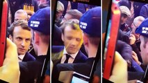 Macron reçoit un oeuf sur la tête