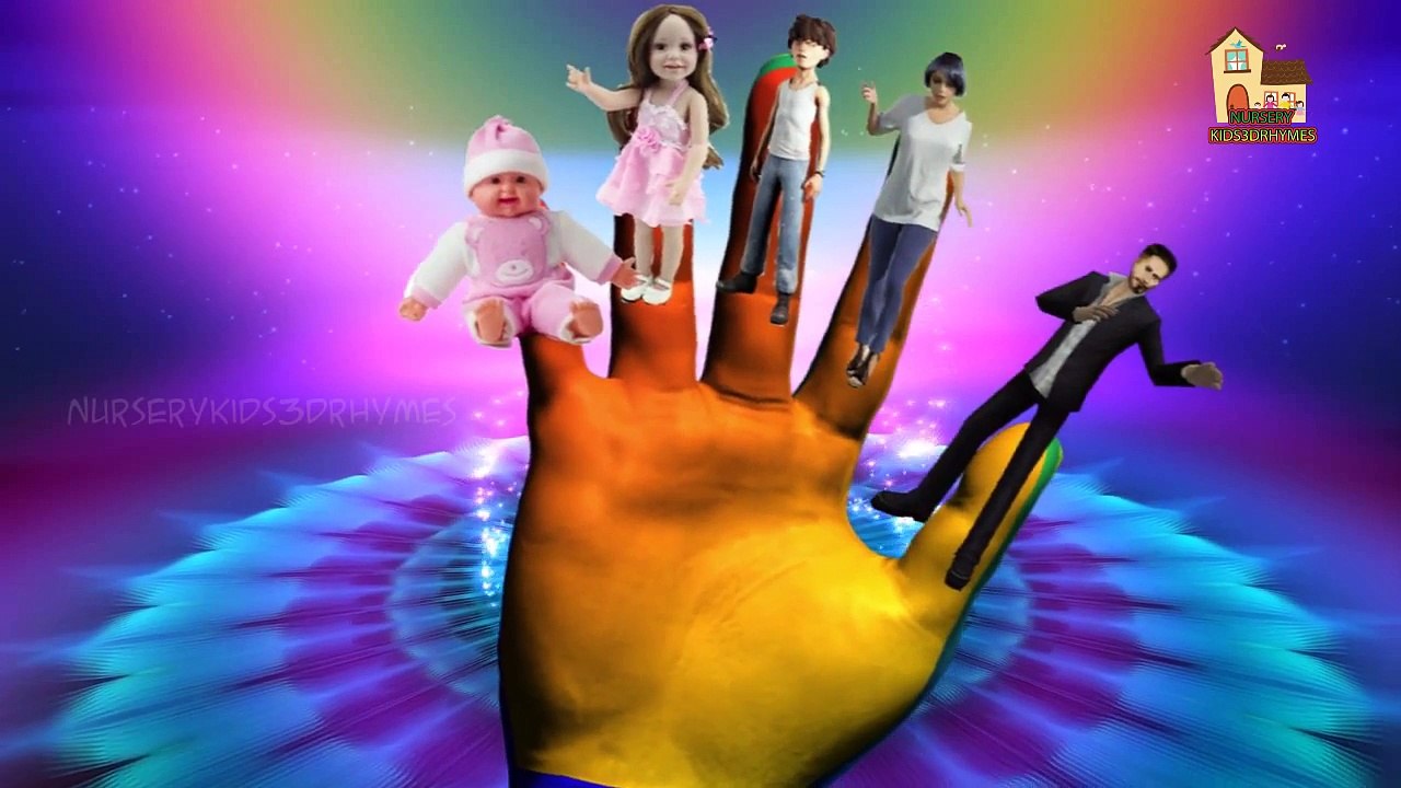 Animated Funny Cartoon Finger Family Nursery children 3d rhymes