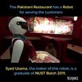 This Pakistani restaurant is providing Robotic Waiter service in Multan