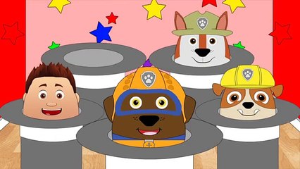 Новые Дети Сюрприз Яйца 2016 Щенячий Патруль Зума Трекер Аполлон Смешные Фокусы Видео Детский Мультфильм