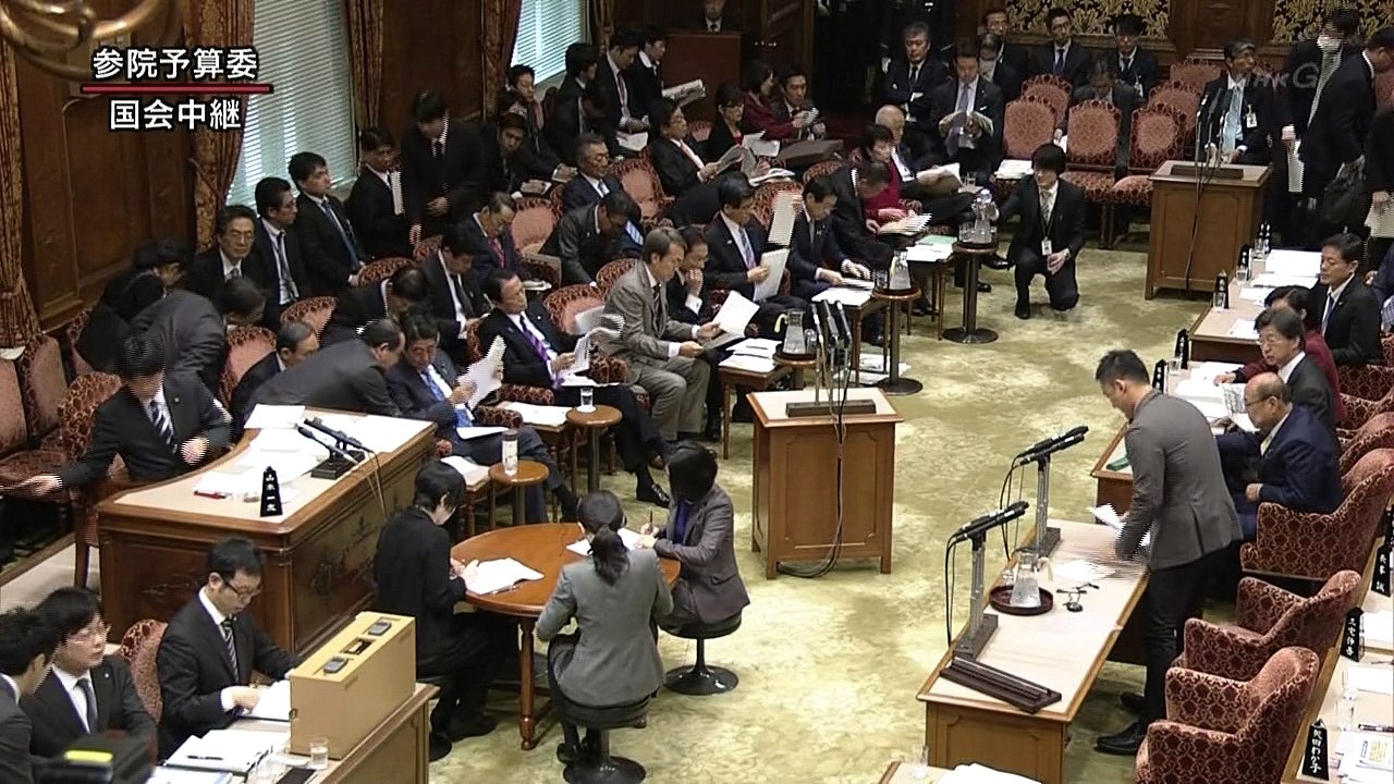 参院予算委員会質疑　生活の党・山本太郎