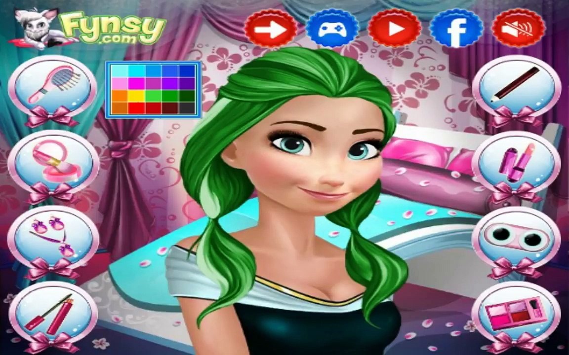 Спа-Салон Анна Замороженные Принцесса Анна Макияж-Игры Для Детей