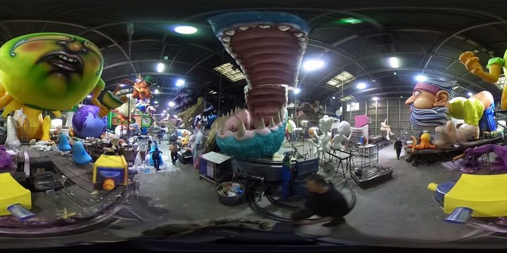 Carnaval de Nice 2017 - VIDEO 360 - Au coeur des préparatifs avec les carnavaliers