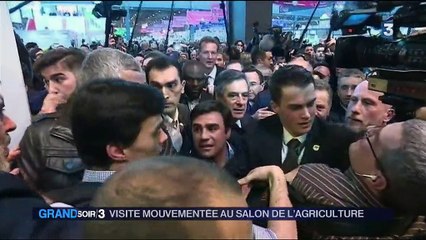 Présidentielle : visite agitée de Fillon au Salon de l'agriculture