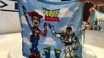 Disney Magic Towels Minnie Mouse Toy Story 3 Towels ディズニーマジックタオル Toallas Mágicas Disney Toy Videos