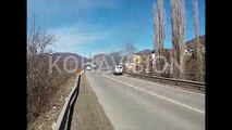 Bllokohet rruga në hyrje të Mitrovicës