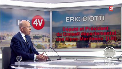4 Vérités - Présidentielle : Ciotti appelle les Républicains "à ne pas perdre leurs nerfs"