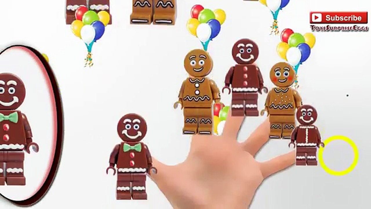 Lego Cakepop Gingerbread Cookies Finger Family Song Nursery Rhymes Songs for Children | Lu