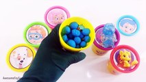 Bubble Guppies Play-Doh Surprise Eggs Tubs Play-Doh Dippin Dots Toy Surprises! Learn Colors!