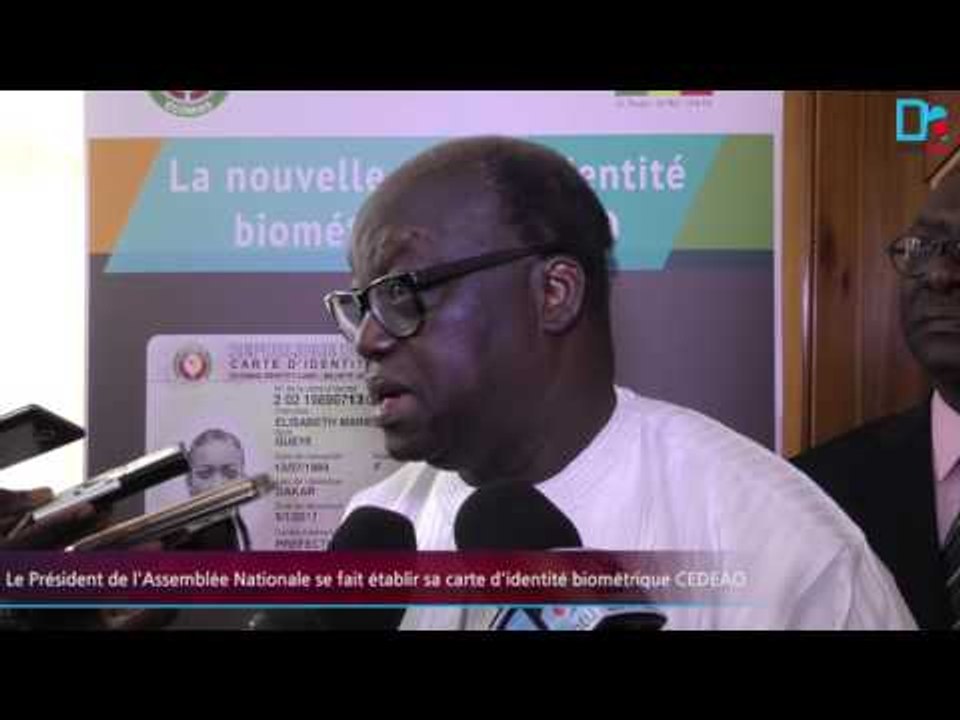Le Président de l'Assemblée Nationale se fait établir sa carte d'identité biométrique CEDEAO