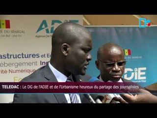 TELEDAC : Le DG de l'Adie et de l'Urbanisme heureux du partage avec les journalistes