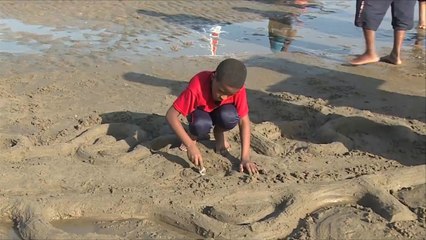 هذا الصباح -مهرجان للنحت على الرمال قرب توتي بالخرطوم