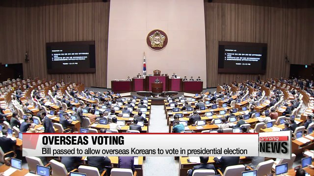 National Assembly passes revision allowing overseas residents to vote for possible early presidential election