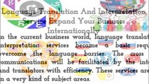 Language translation and interpretation service