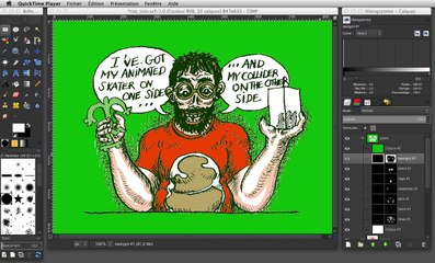 Tutorial Riso 2/3 - Edit the background shape of your converted image with GIMP