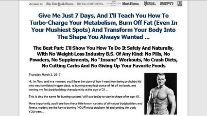 Burn The Fat 7-day Body Transformation System