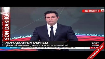 Adıyaman'daki depremden ilk görüntüler