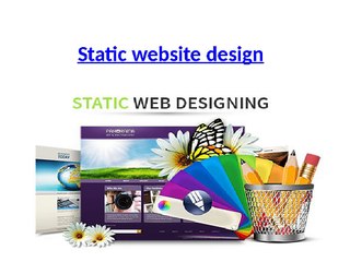 Static website design