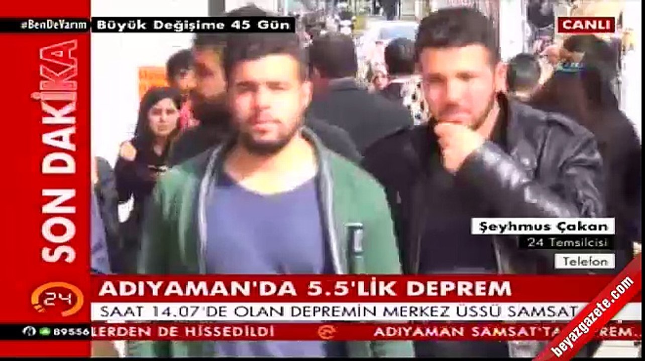 5.8'lik deprem sonrası halk sokağa döküldü! (Adıyaman-Elazığ-Malatya)