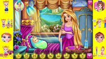 Детские игры для детей ❖ Принцесса Диснея Рапунцель Запутанная игра ❖ уход за новорожденным и кормление