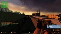 Counter Strike Source Zombie Escape mod jogo online no mapa Train Escape