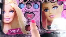 BARBIE DOLL MAKEUP Barbie GLAM On the Go Makeup Stylist Palette! 2 Looks BOLD & SASSY! Eye