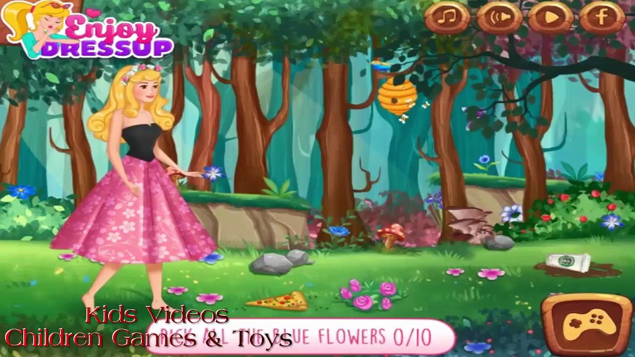 Sleeping Beauty StoryTeller Game Movie - Disney Princess Aurora Story Game For Girls New HD