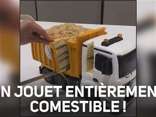Ce camion télécommandé est entièrement comestible