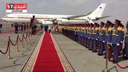 بالفيديو..المستشارة الألمانية أنجيلا ميركل تصل "الاتحادية" لبدء مباحثات مع السيسي