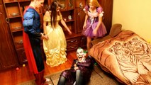 Superman and Princess Rapunzel! LOVE Story/ Evil Supergirl - Funny Superhero in Real Life!