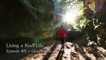 Vers luisants en timelapse dans la grotte de Waitomo (Nouvelle-Zélande)