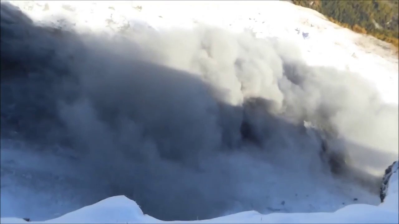 Un éboulement incroyable à Evolène