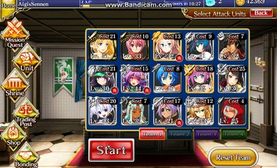 Millennium War Aigis - Deep Forest Road - 4 Star Challenge