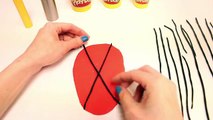 how to make spiderman with playdough - making spiderman with modeling clay play doh