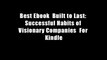 Best Ebook  Built to Last: Successful Habits of Visionary Companies  For Kindle