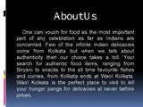 WAO Kolkata - Noted Bengali Food Restaurant in Uttarakhand