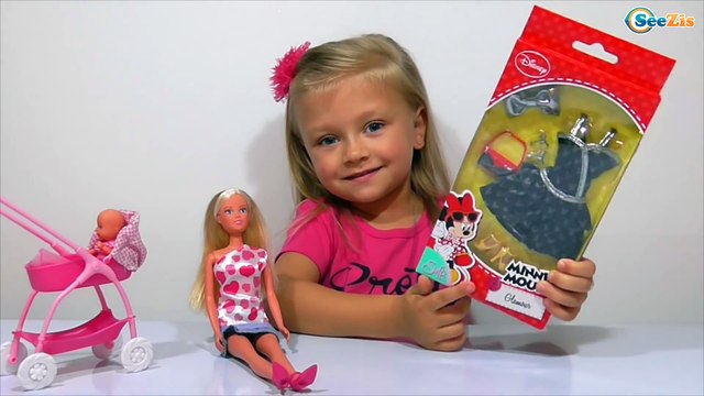 ✔ Кукла Штеффи и девочка Ярослава. Платье для подруги Барби / Steffi Doll. A dress for friend Barbie