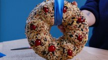 How to Make a Birdseed Wreath for Your Trees