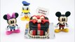 MICKEY MOUSE CLUBHOUSE Disney Mickey Mouse Funny Surprise Eggs Toys PLAY DOH CAKE Happy Birthday