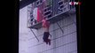 Two Men Save Girl Hanging by Neck From Fourth Storey Window