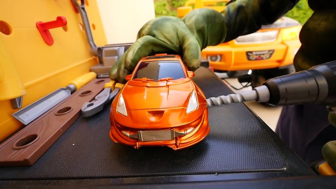 HULK PUSH Spiderman INTO POOL-! w- Joker, Baby Funny Movie Toys Police Cars Video FUN in Real Life