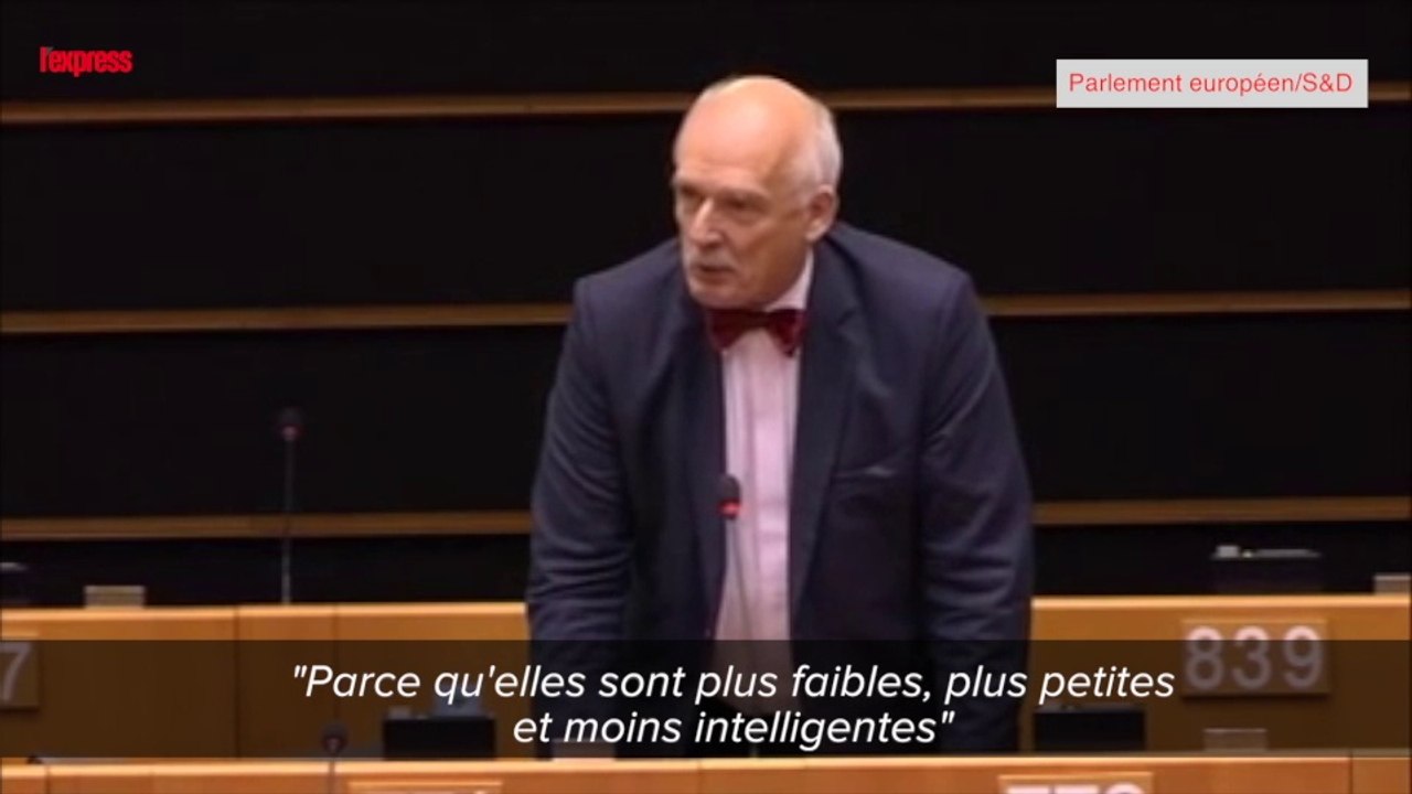 Le discours effroyablement misogyne d'un député européen