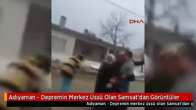Adıyaman - Depremin Merkez Üssü Olan Samsat'dan Görüntüler