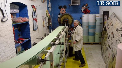 Stavelot. Fabrication de confettis