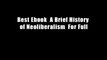 Best Ebook  A Brief History of Neoliberalism  For Full